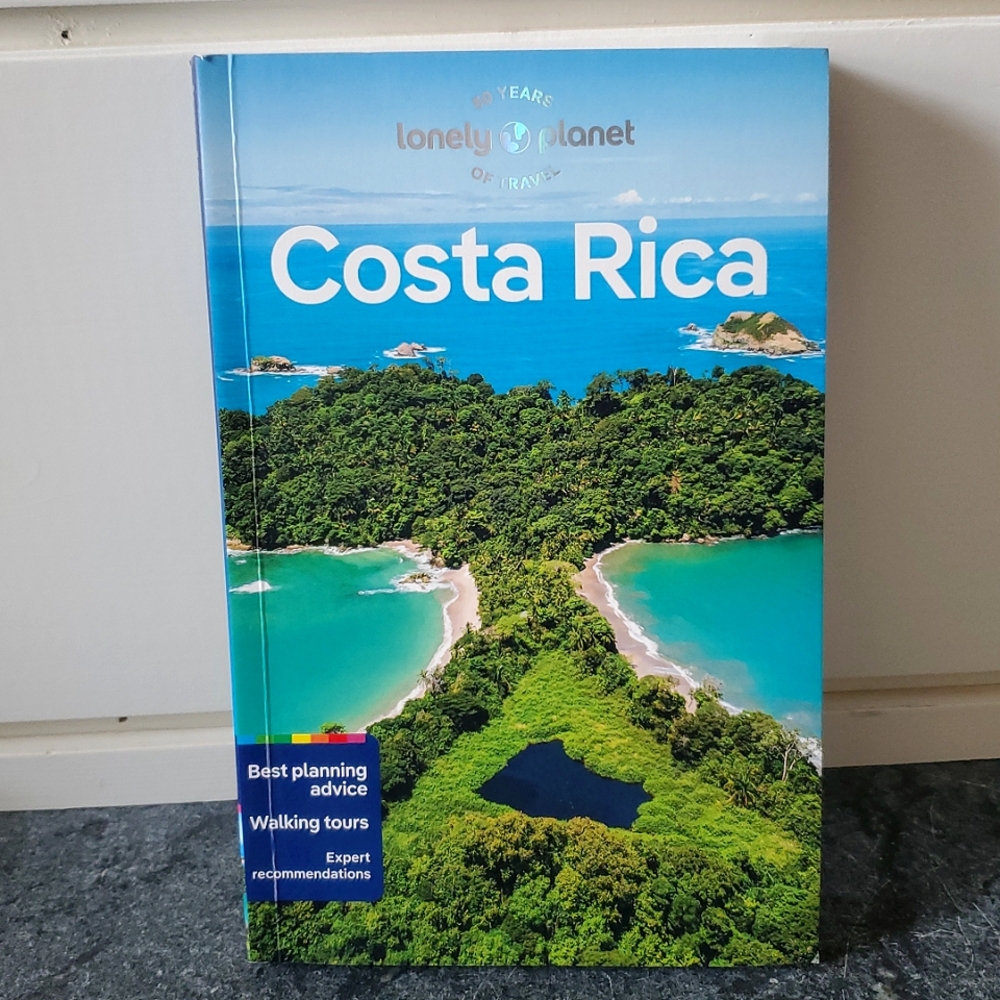 NWOT Lonely Planet Costa Rica Book, Tour Travel Guide Reference New 15th Edition
